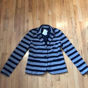 Gap Stripe Black/Grey Blazer sz.10